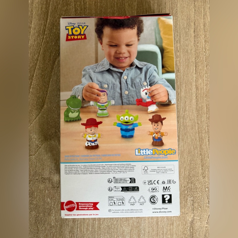 Fisher Price Little People Disney Pixar Toy Story 6 PC Figure Set for Kids NEW! - Picture 2 of 4